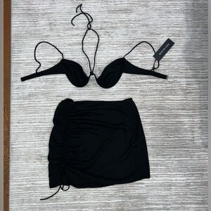 White Fox Truth Hurts Top & Effortless Mini Skirt